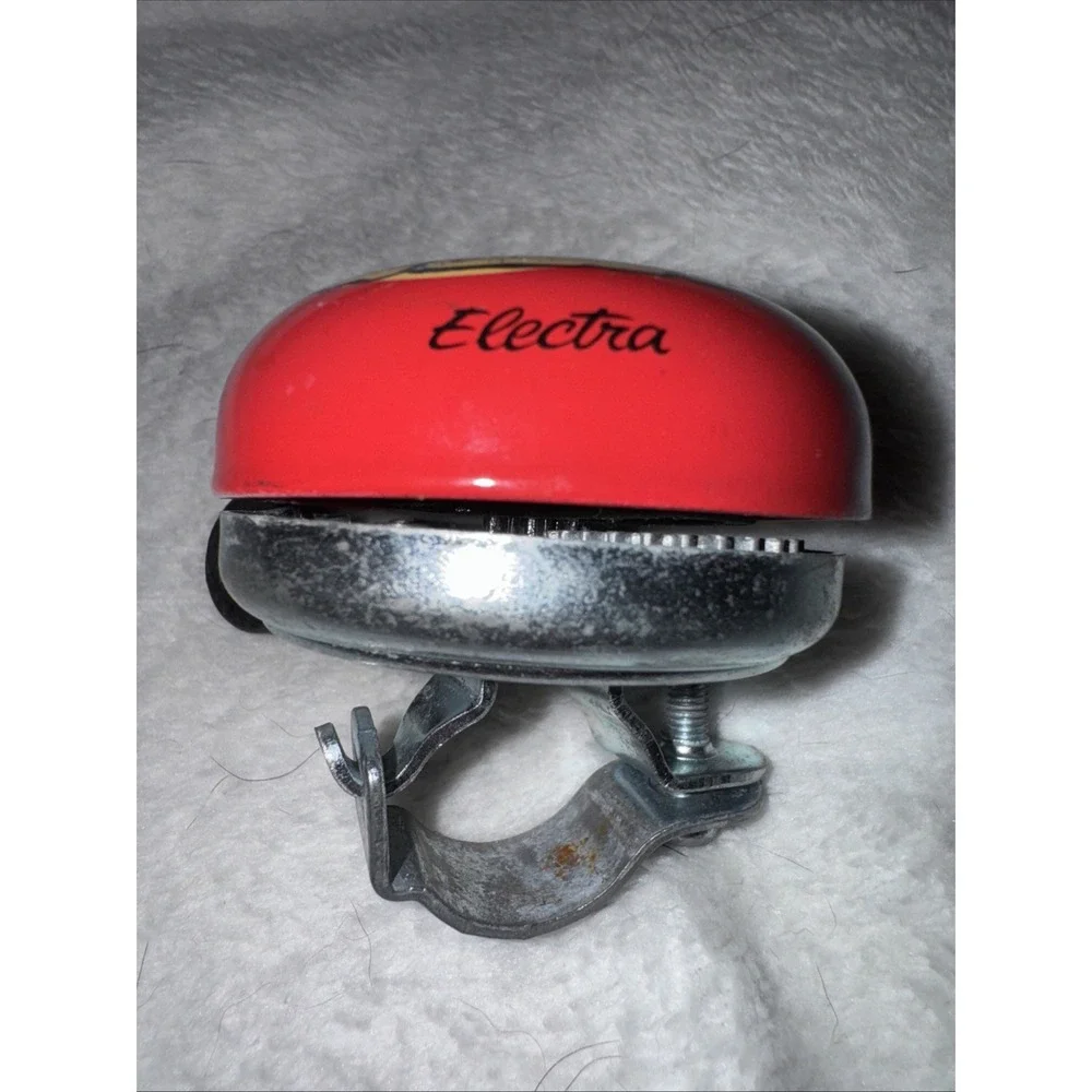 Electra Bike Bicycle BELL Metal Bell Ringer Pizza‎ Pie Domeringer Food Pre Owned